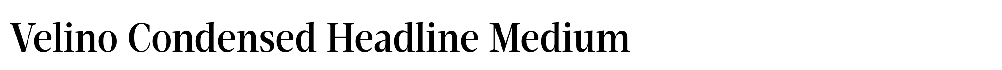 Velino Condensed Headline Medium image